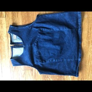 Madewell denim tank